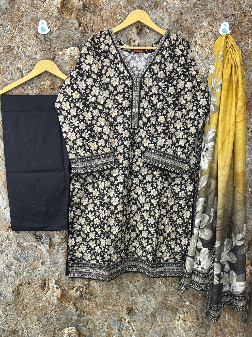 3PC Khaddar Dress